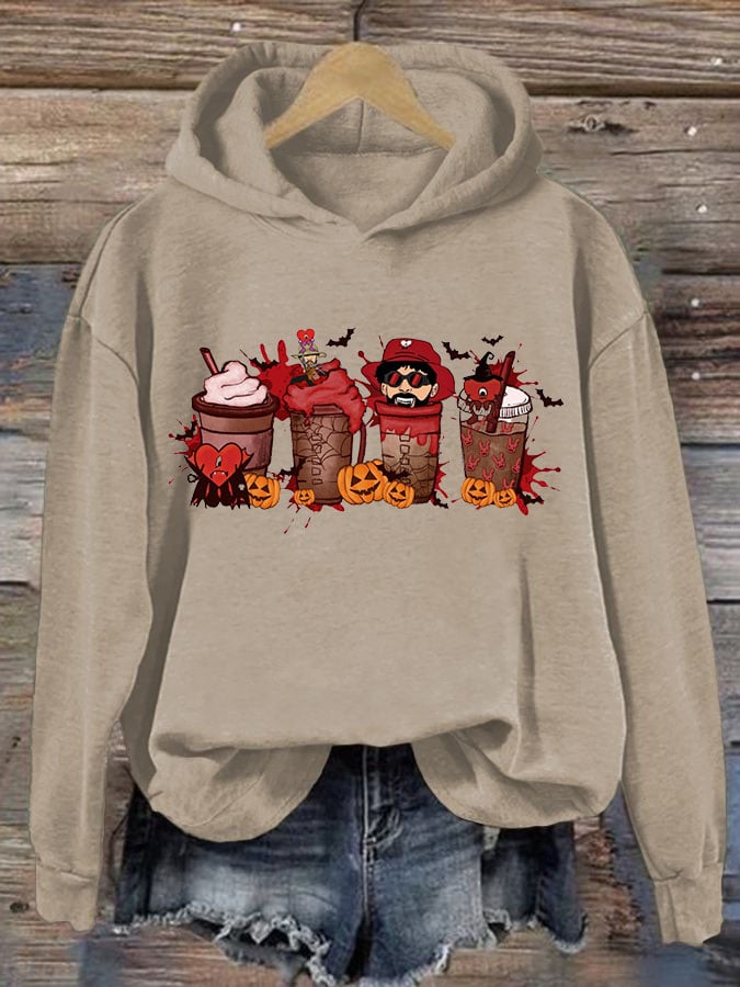 Women's Bloody Spice Bad Bunny Halloween Hoodie