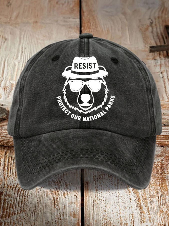 Protect Our National Parks Print Baseball Cap