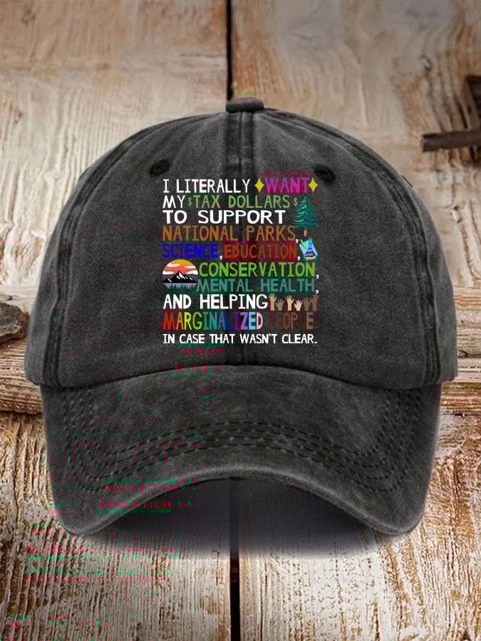 Support National Parks Printed Baseball Cap
