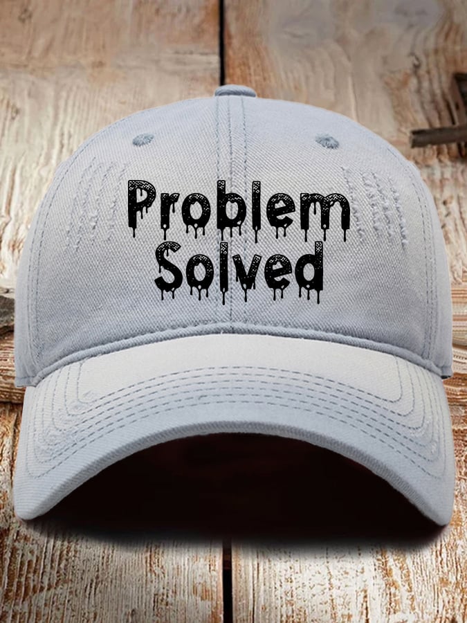 Unisex Problem Solved Hat