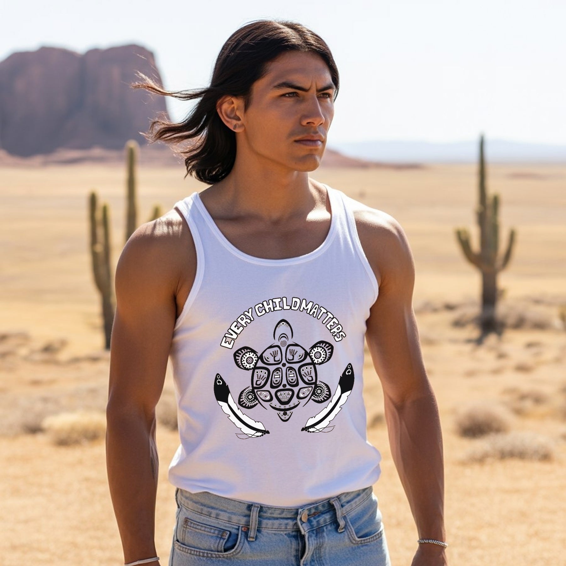 Every Child Matters Turtle For Orange Shirt Day Unisex Tank Top