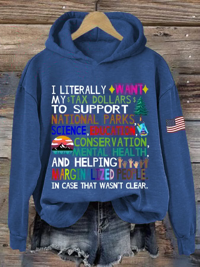 Women's Support National Parks Printed Sweatshirt