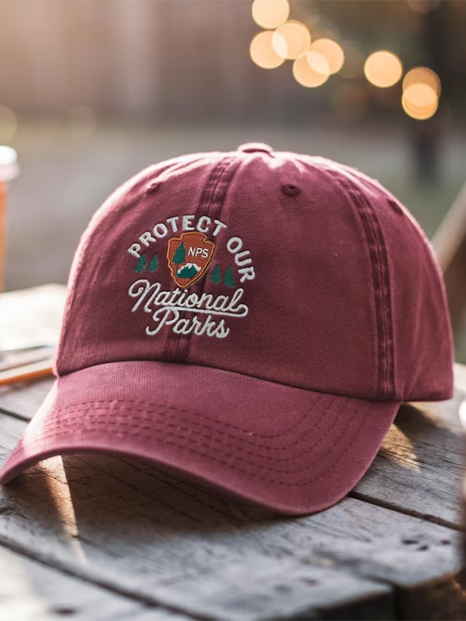 Unisex National Forest Park Print Hat