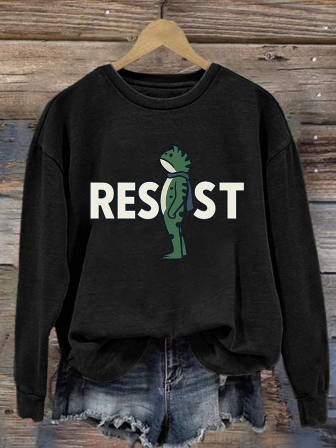 Women's FDT Print Casual Sweatshirt