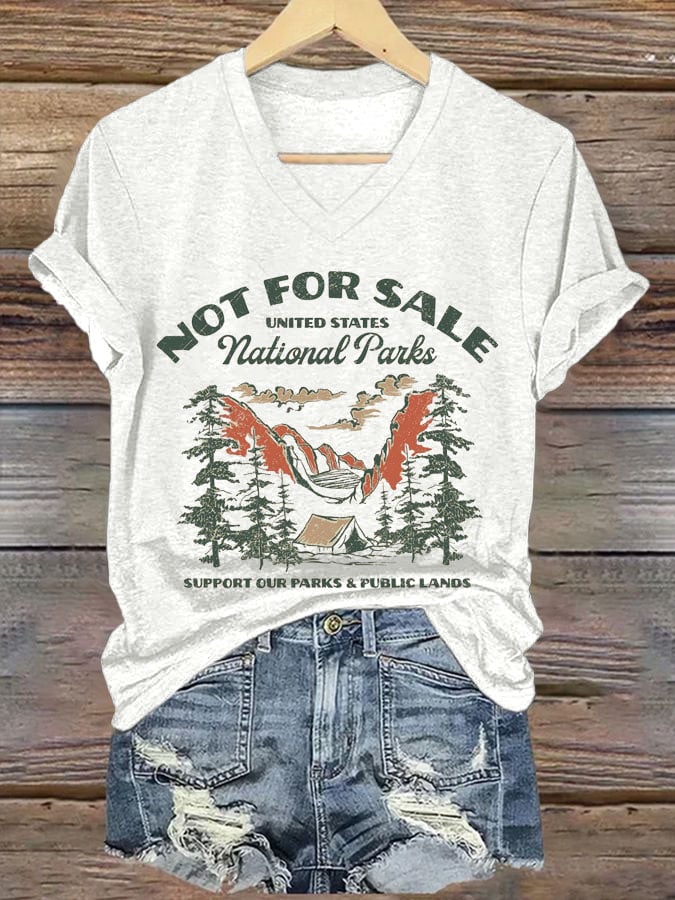 Women's Protect Our National Parks Printed T-Shirt