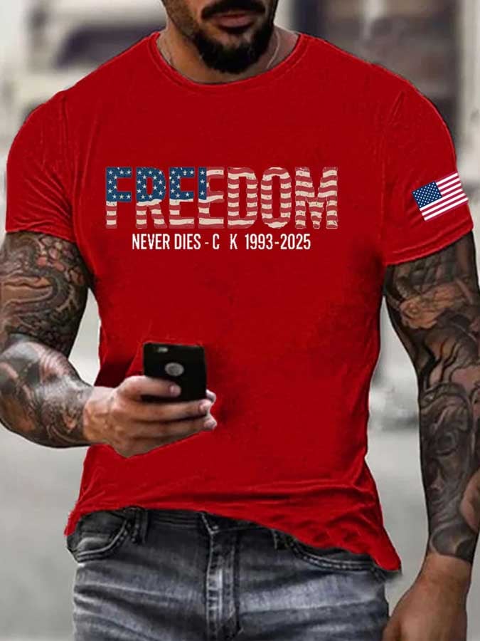 Men's Freedom Short-Sleeved T-Shirt