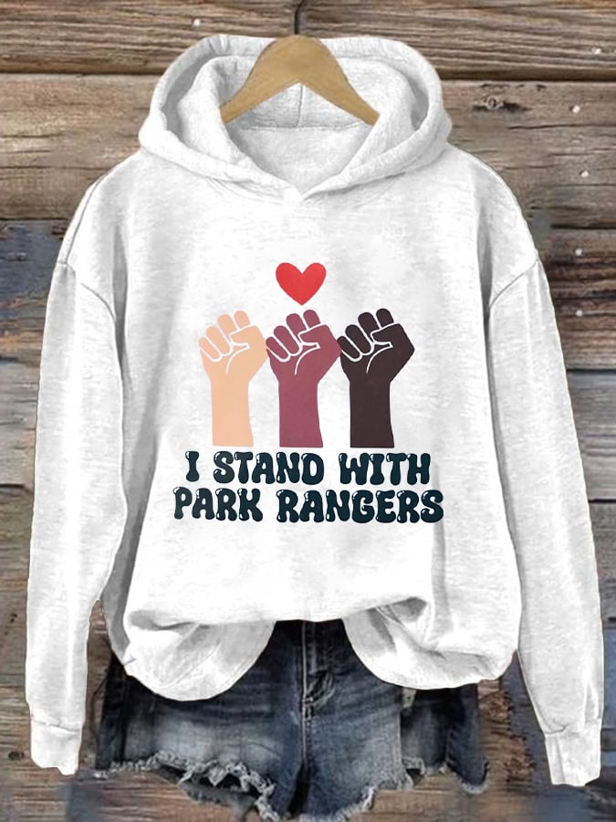 Women's Protect Our National Parks Hot Spots Print Hoodie