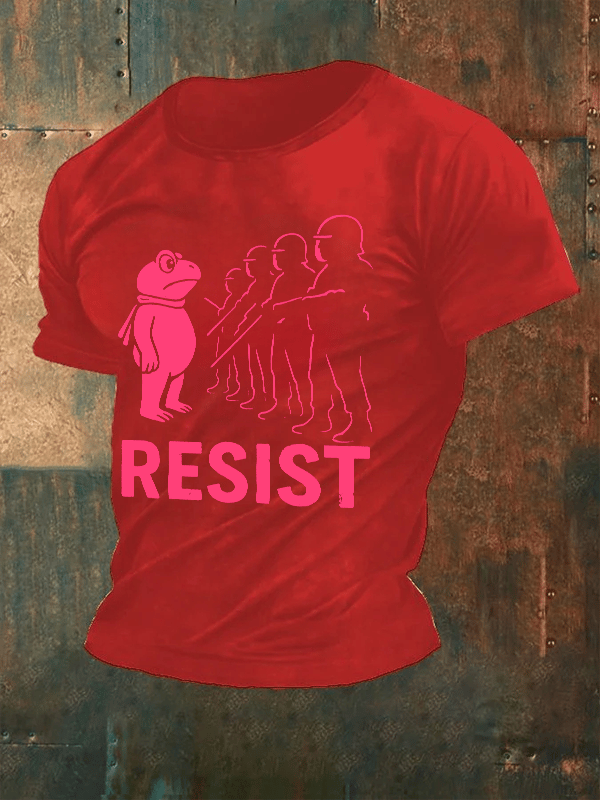 Men's Portland Frog resist Print T-Shirt