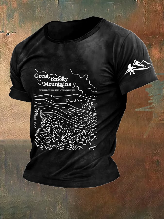 Men's Great Smoky Mountains National Park Printed T-shirt