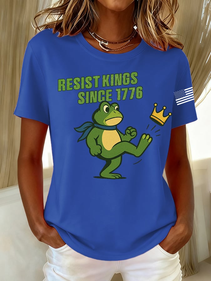 Women's Casual Resistance Frog T-Shirt