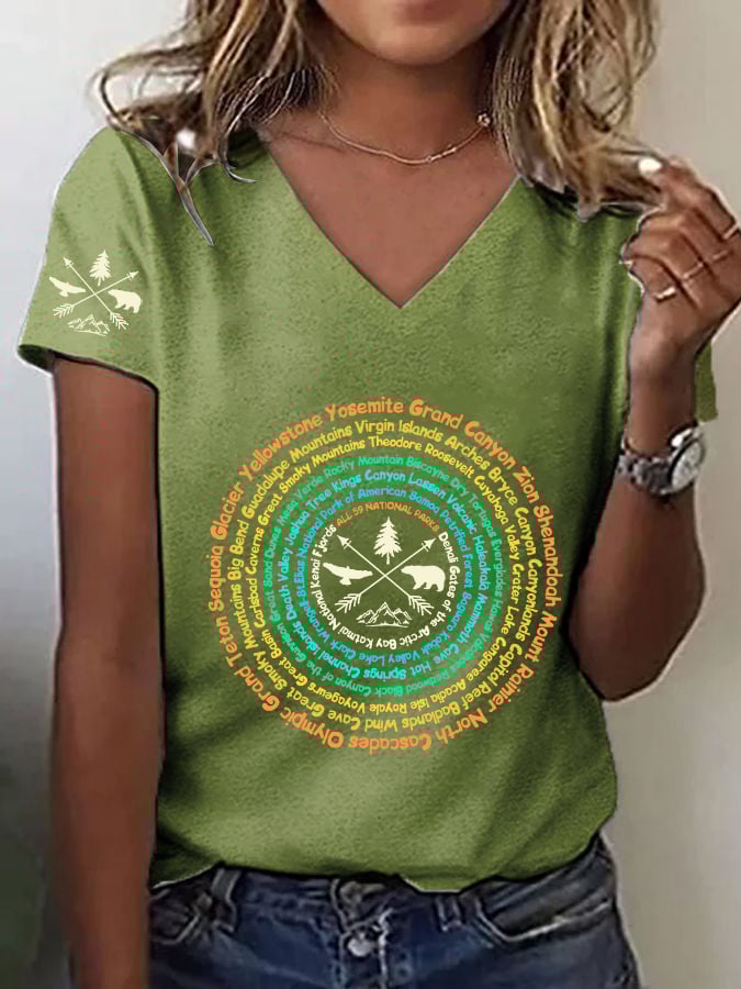 Women's National Parks Explore, Protect, Preserve Print T-Shirt