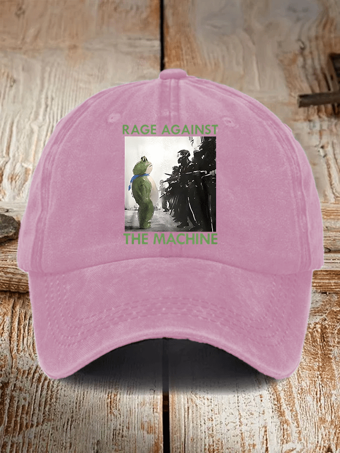 Unisex Portland Frog Resist Print Hat