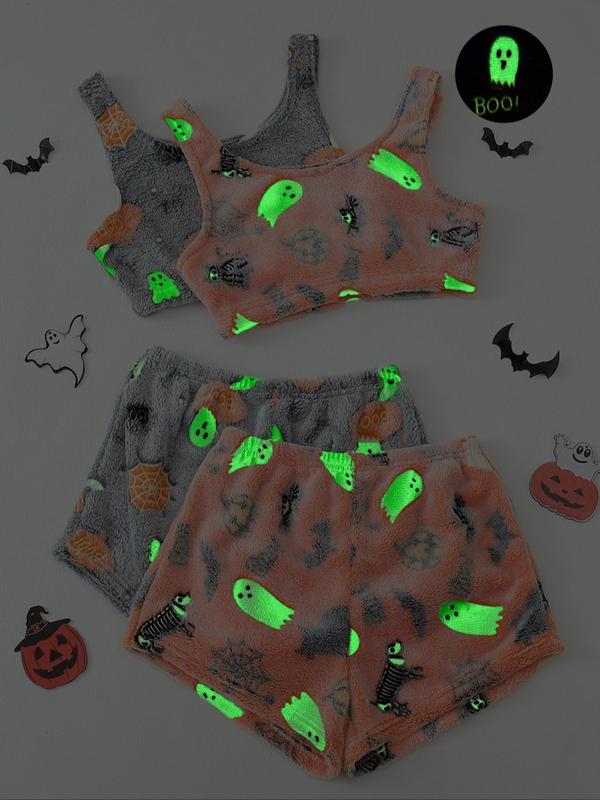 💥Halloween Pre 🎃Halloween vest pajamas set👻