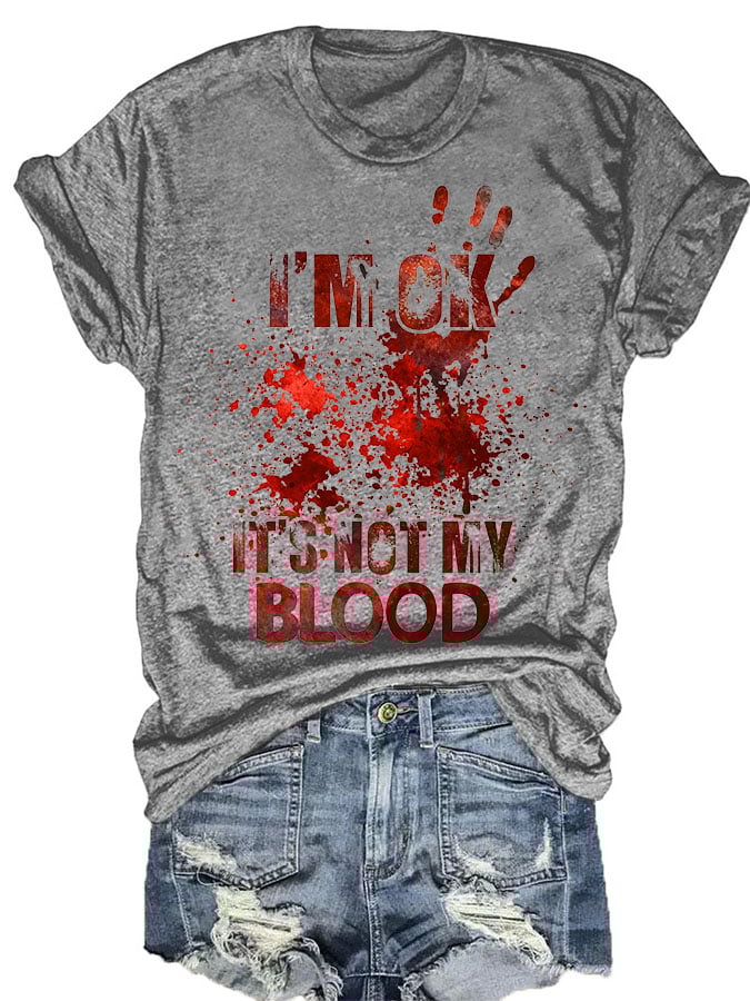 Halloween Ladies Print T-Shirt