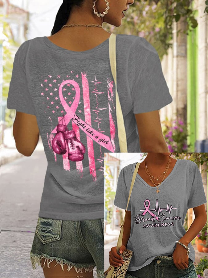 Women's Casual Printed Short Sleeve T-Shirt