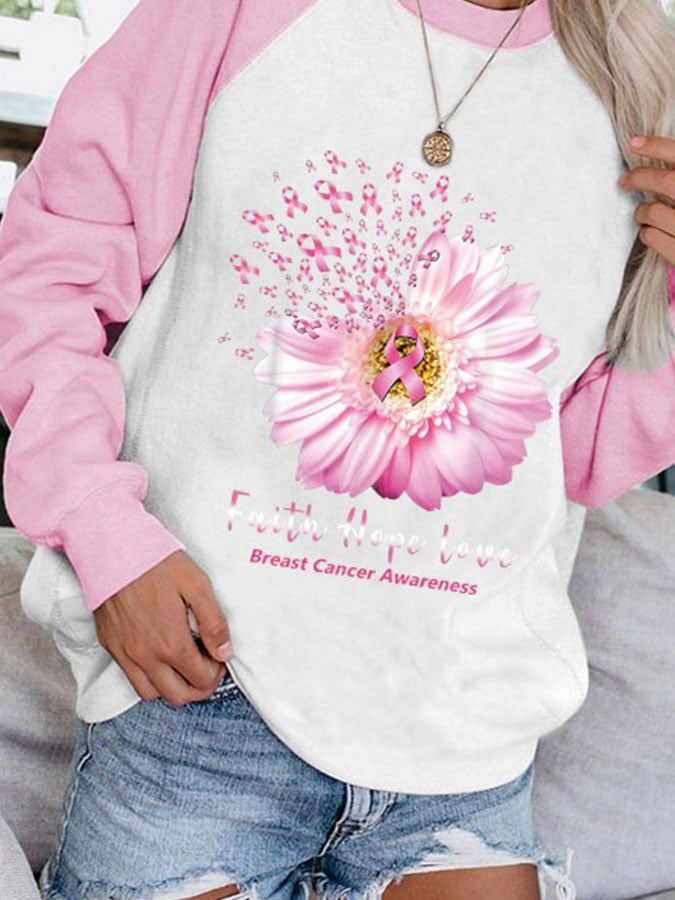Beating Breast Cancer Long Sleeve Sweatshirt