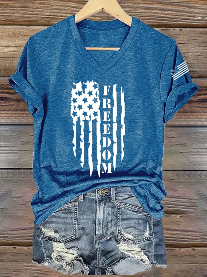 Women's Casual Free Print T-Shirt