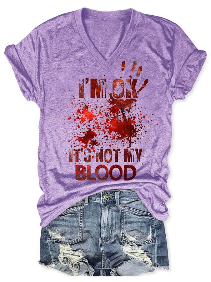 Halloween Ladies Print T-Shirt