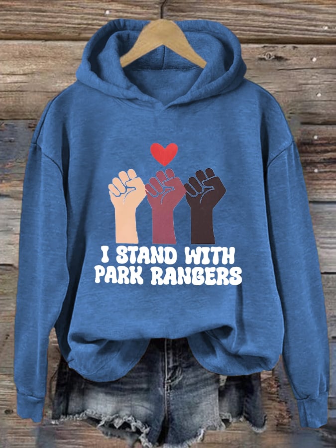 Women's Protect Our National Parks Hot Spots Print Hoodie