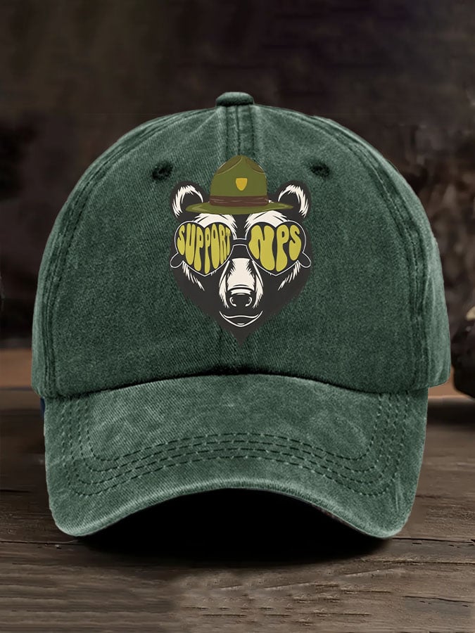 Retro Support National Park Service Printed Baseball Cap
