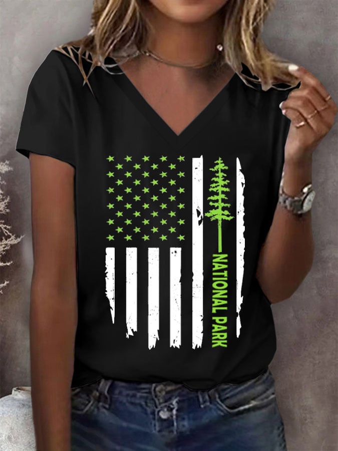 Women's National Park Print T-Shirt
