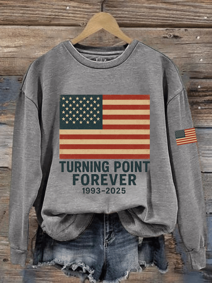 Women's Hot Events Printed Crew Neck Sweatshirt