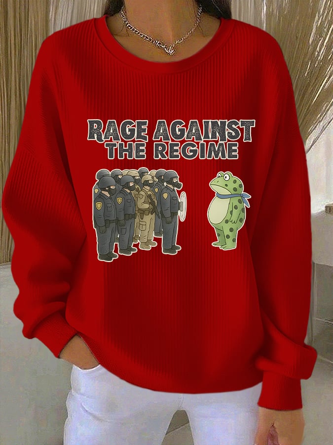 Women's RAGE AGAINST THE REGIME Print Sweatshirt