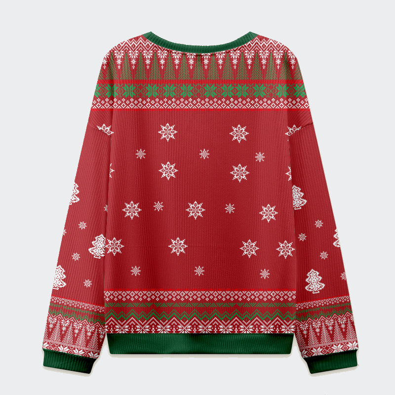 Tokyo-Tiger Purr-fectly Festive: Christmas Cat Ugly Sweatshirt