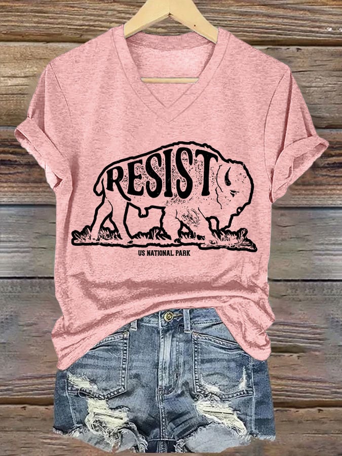 Women's Protect Our National Parks Printed T-Shirt