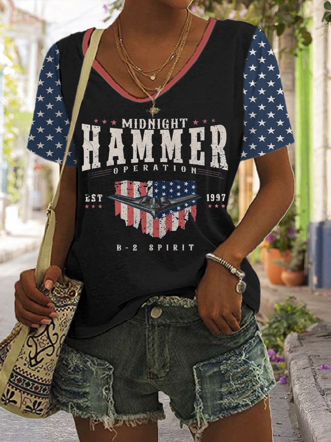 Women's Operation Midnight Hammer Short-sleeved T-shirt