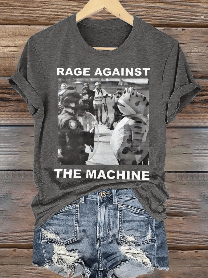 Women's Portland Frog Resist Printed Casual T-Shirt