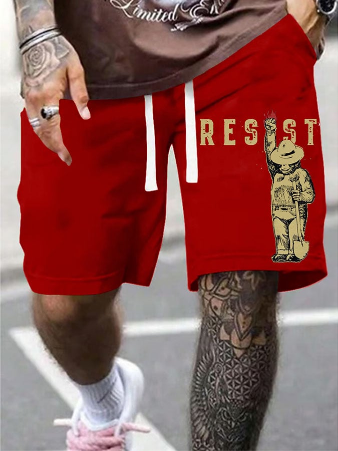 Men's Protect Our National Parks Print Shorts