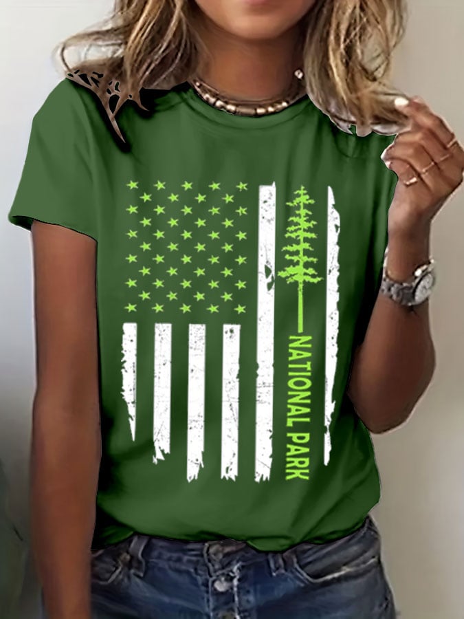 Women's National Park Print T-Shirt