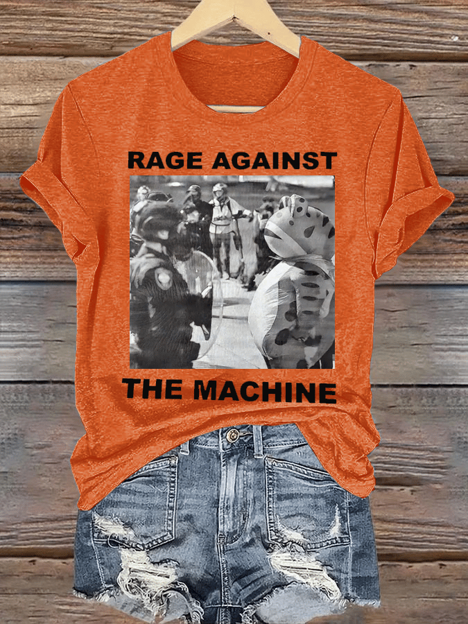 Women's Portland Frog Resist Printed Casual T-Shirt