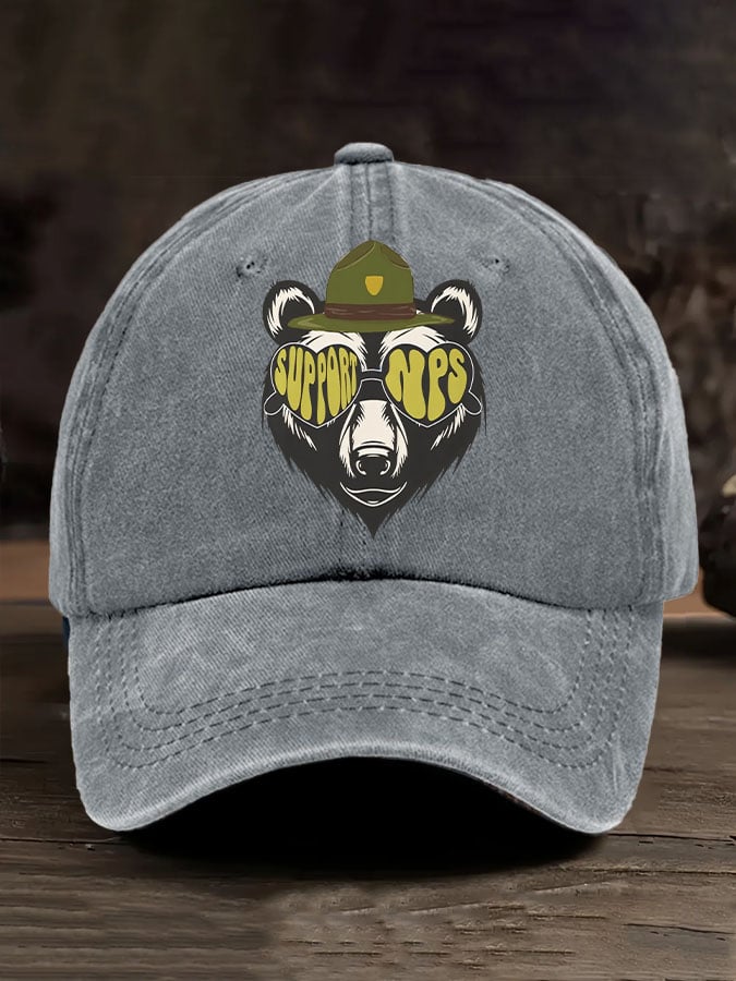 Retro Support National Park Service Printed Baseball Cap