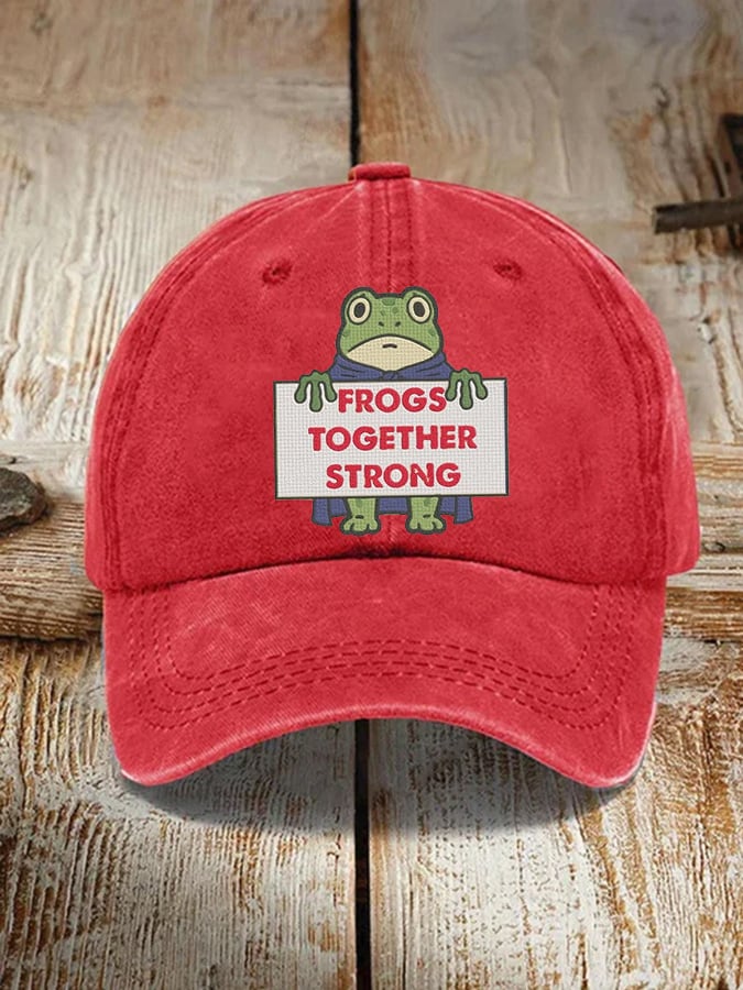 Unisex Resist Frog Baseball Cap