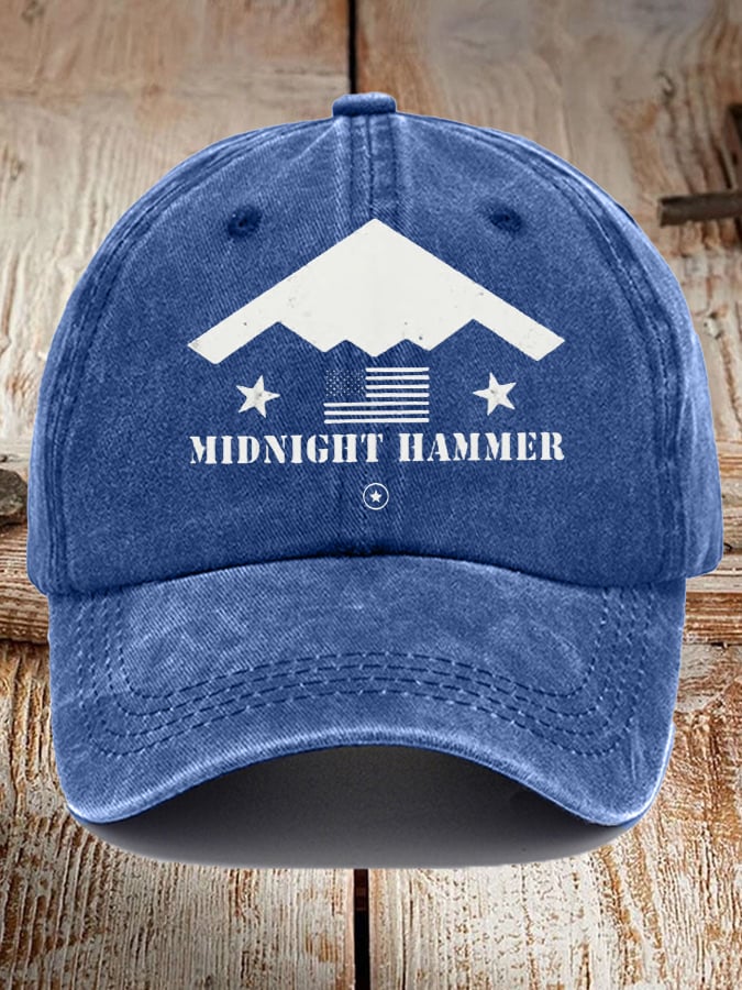 Unisex Operation Midnight Hammer B-2 Print Baseball Cap