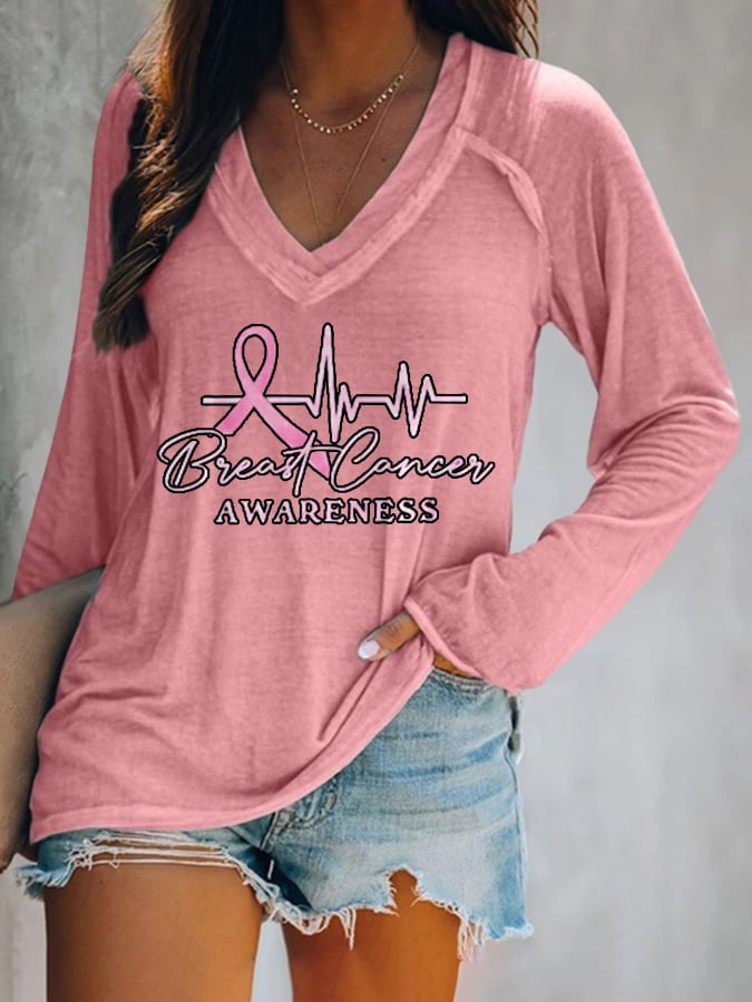 Women's Casual Printed Long Sleeve T-Shirt