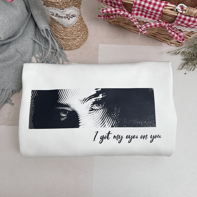Unique Custom Eyes Shirt Perfect Couple Gift Valentine's Day Gifts, Anniversary gift