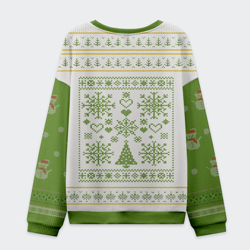 Tokyo-Tiger Penguin: Overstimulated but Festive Christmas Ugly Sweatshirt