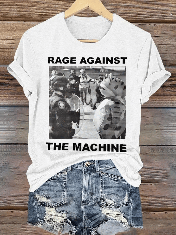 Women's Portland Frog Resist Printed Casual T-Shirt