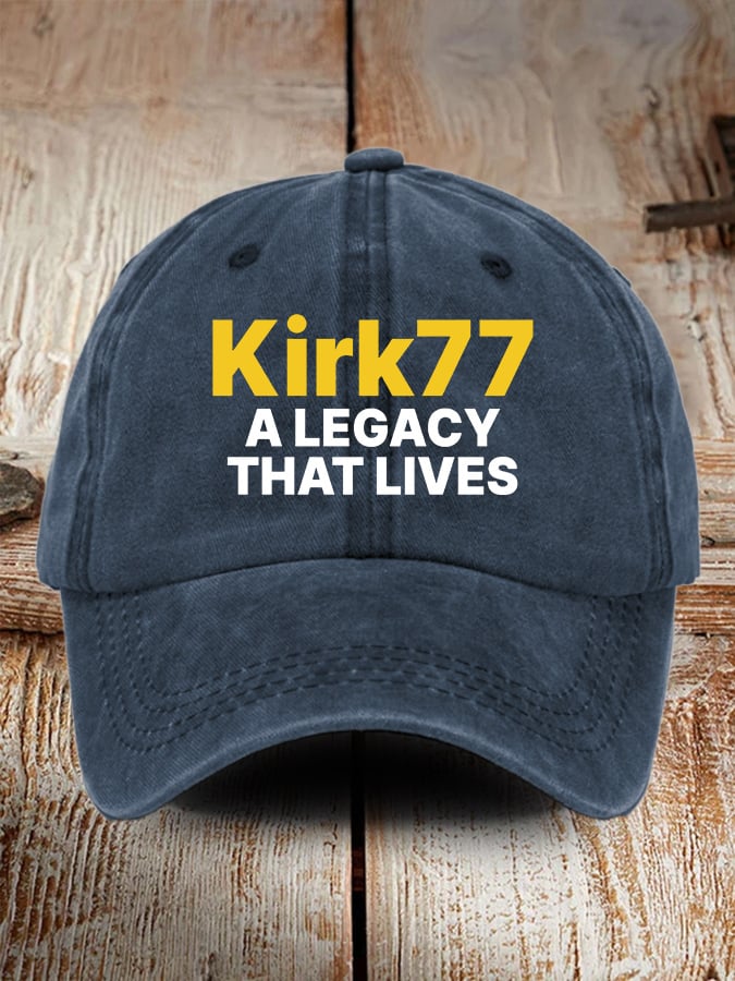 Retro A Legacy That Lives Print Baseball Cap