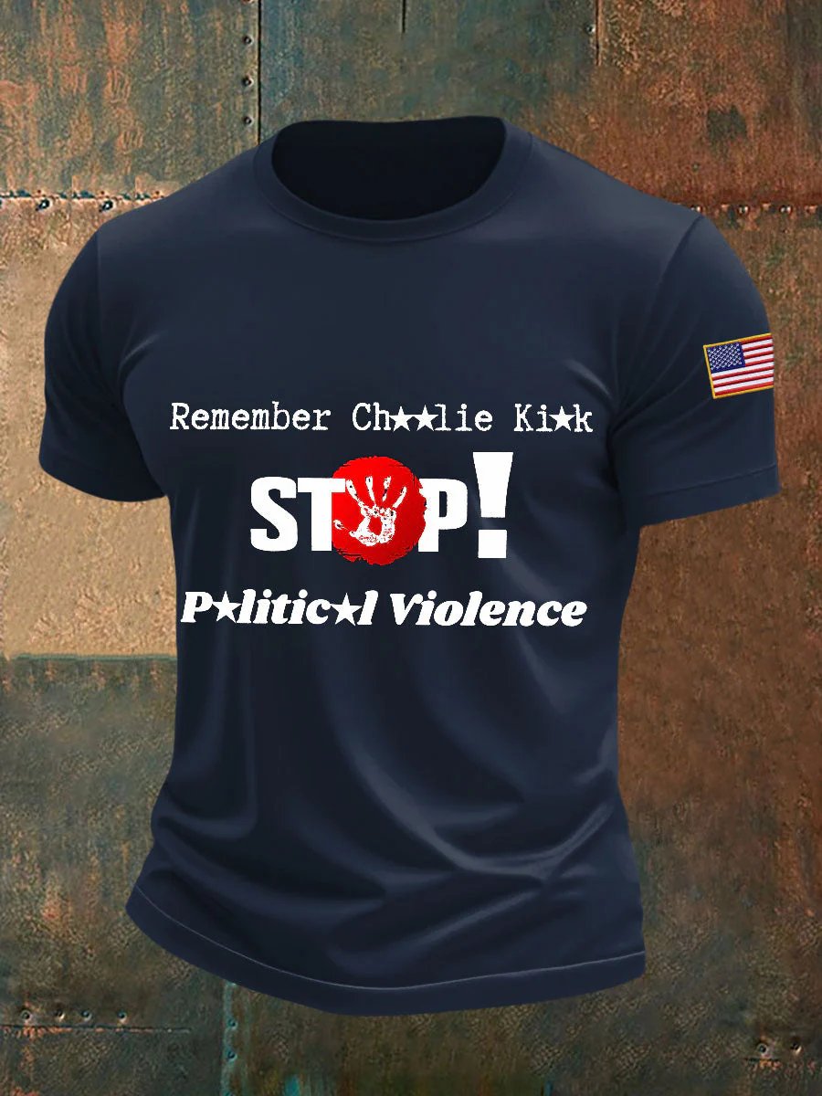 Men's American Hero Faith Printed Shirt