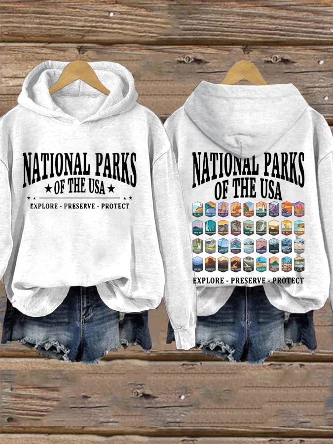 Women's National Park Printed Sweatshirt