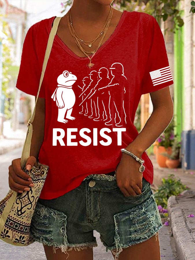 Women's casual Portland Frog T-shirt