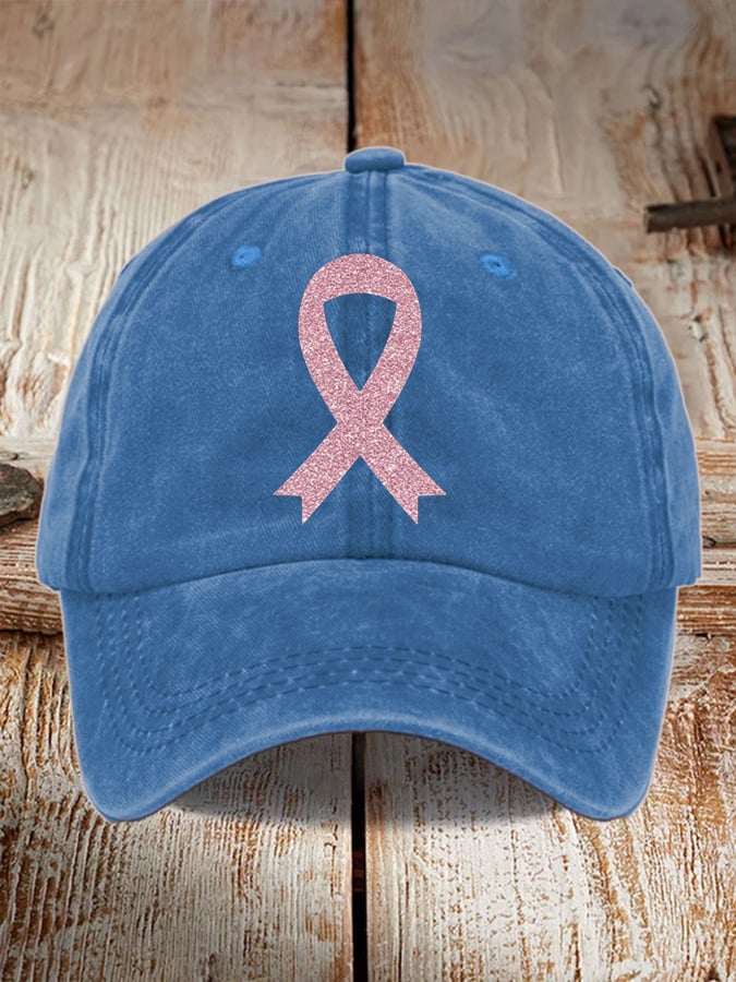 Unisex Breast Cancer Awareness Printed Hat