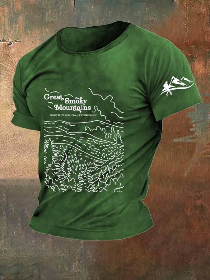 Men's Great Smoky Mountains National Park Printed T-shirt