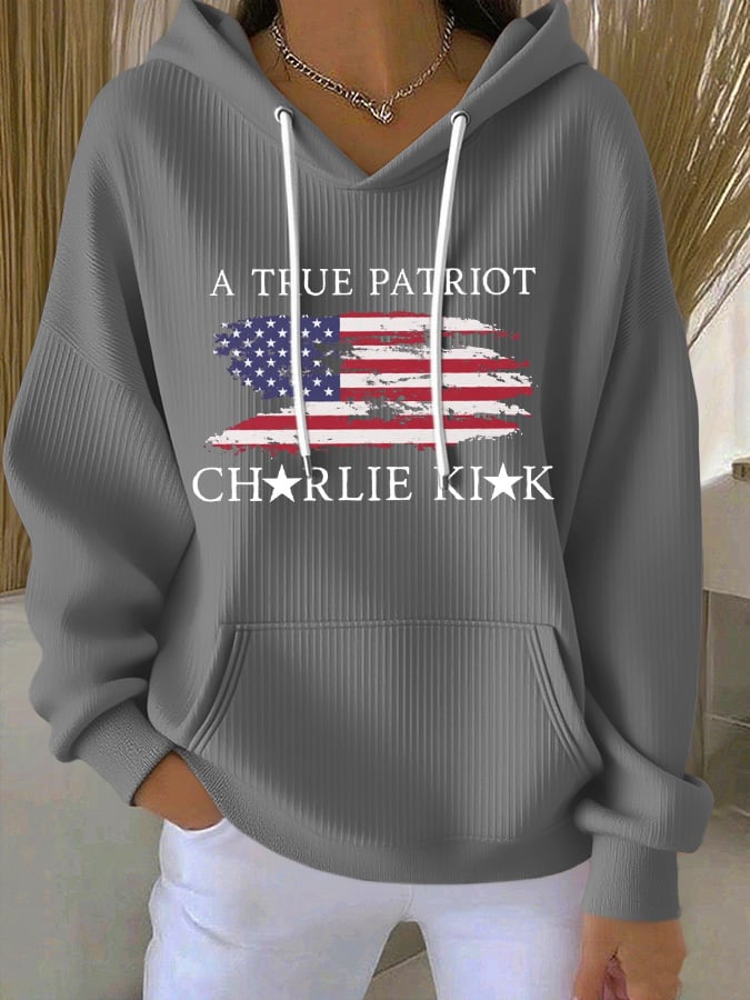 Women's A True Patriot Printed Hoodie