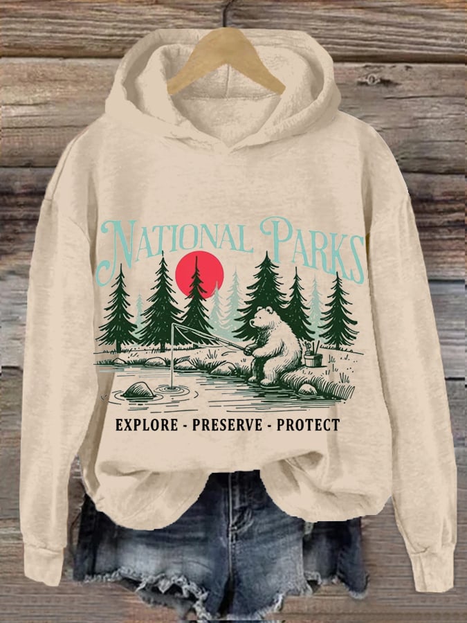 Women's National Park Printed Sweatshirt