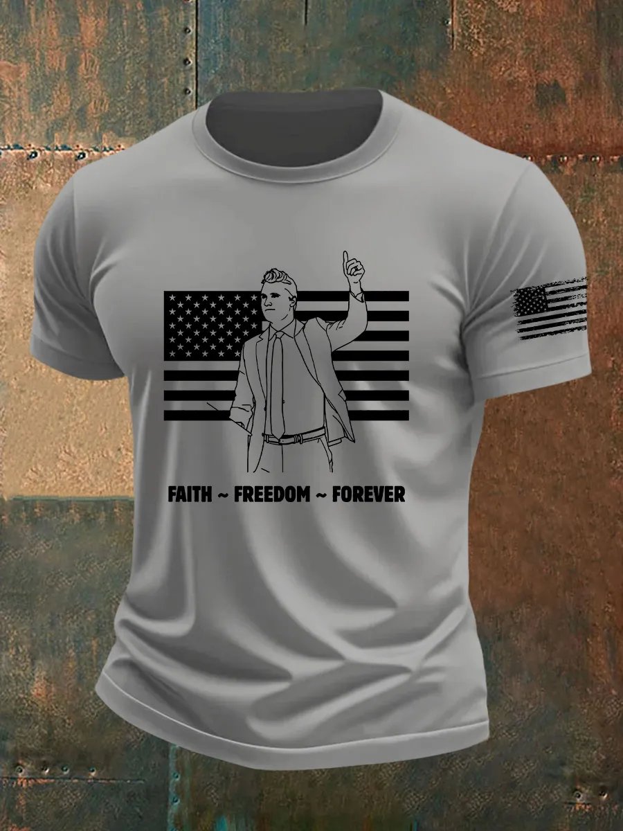 Men's Freedom Is Not Free R.I.P Print T-Shirt